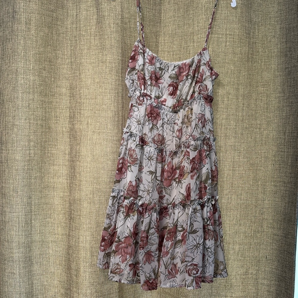 Lush floral spring dress